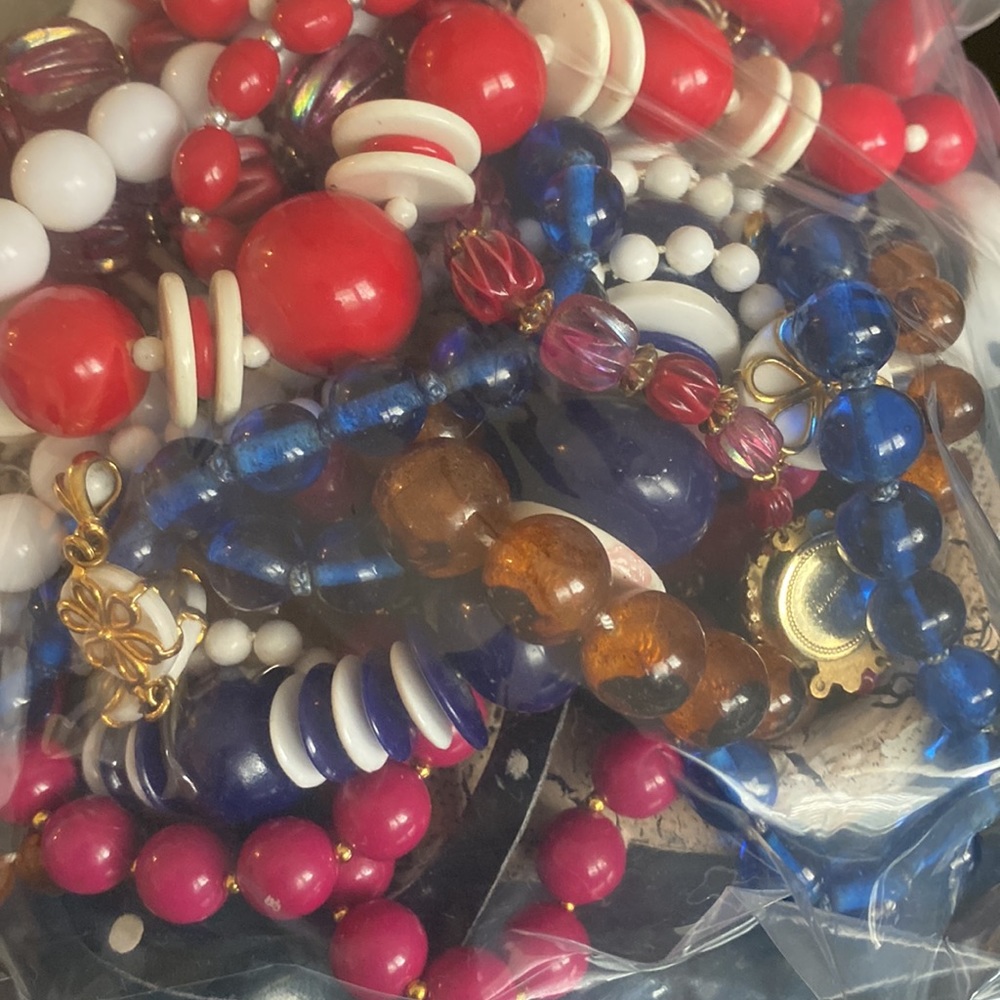 Vintage 60s-70s Costume jewelry bundle. Unknown quantity, good quality, sealed